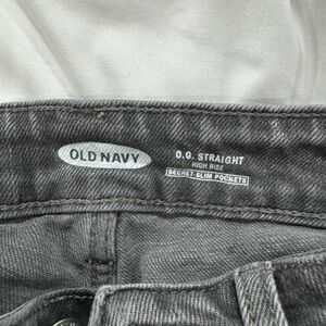 Black old navy jeans size 8